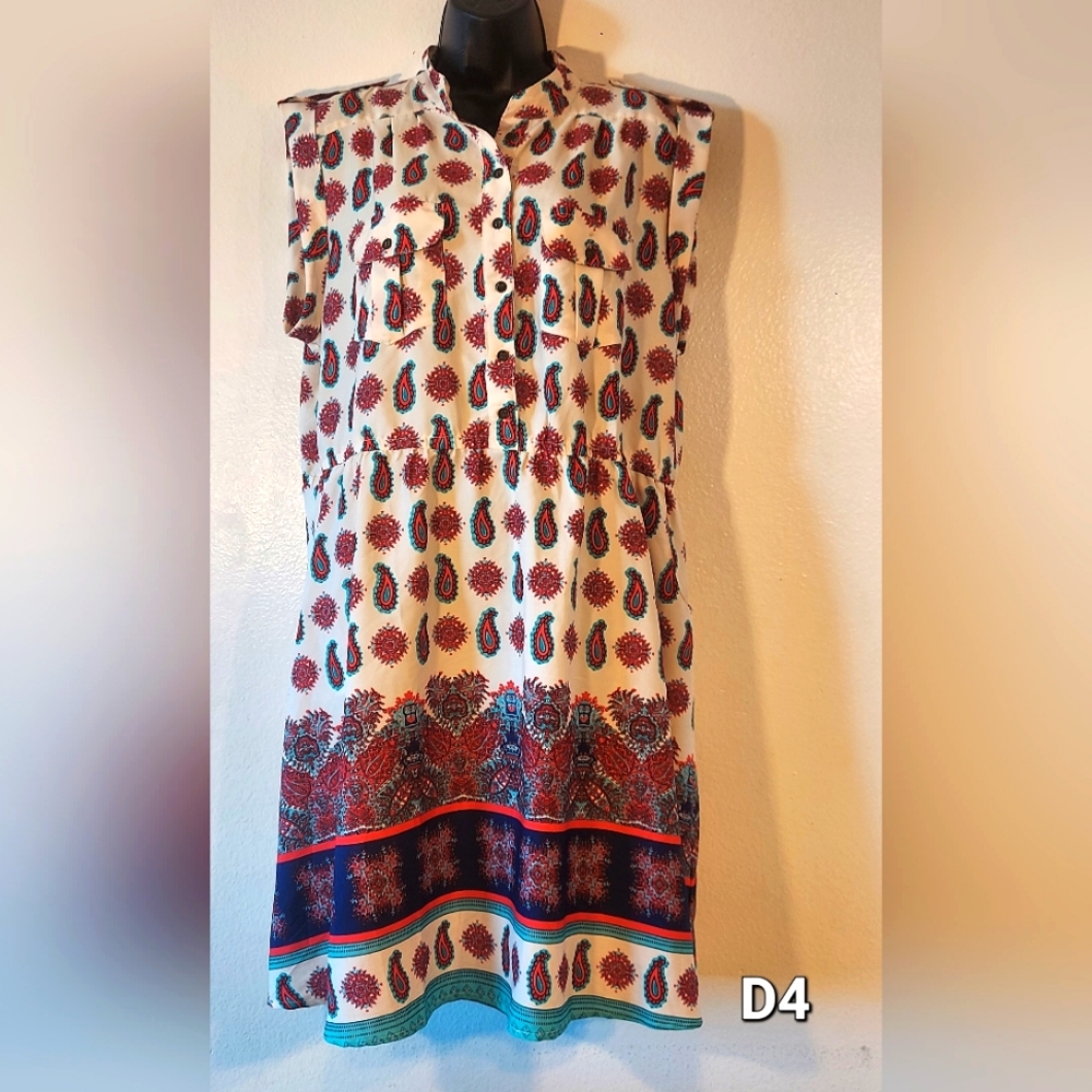 Casual Paisley Dress